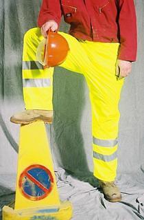 HIVISYELLOWTROUSERSFLEXOTHANE
