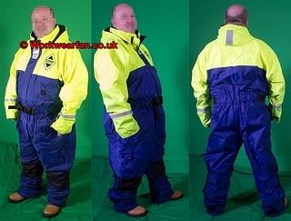 WTRSUITYELLOWBLUEFLADEN (XXL)