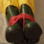 BOOTS11 GREEN BLACK SOLE SIZE 11