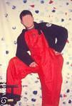 Red trousers