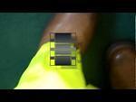 Hi vis yellow coverall