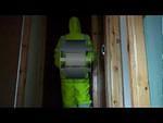 Wearing my hi vis coverall backwars