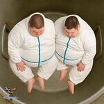 22 once the full weight is achieved the lads go into the pot of water